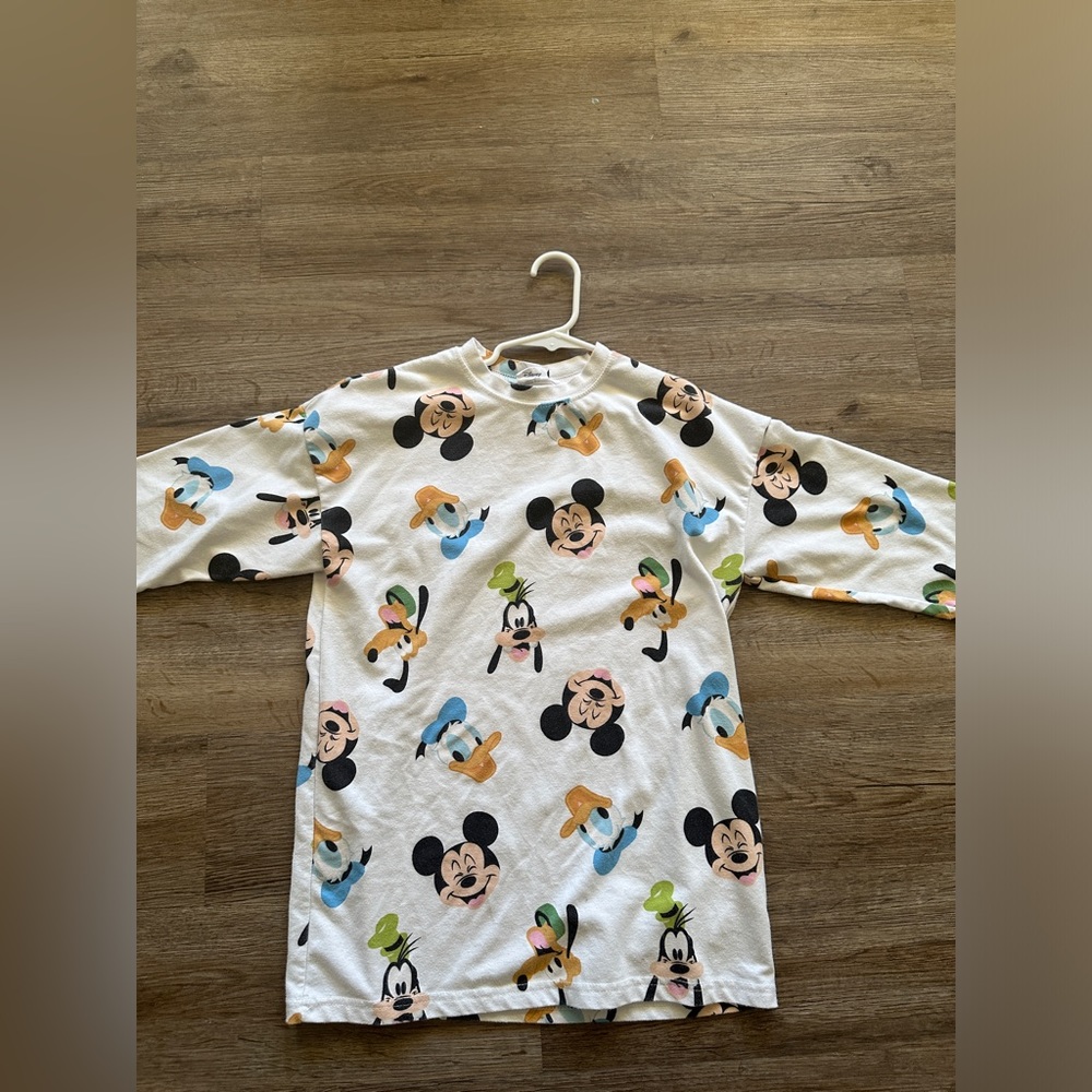 June and Grey Mickey and Friends T-shirt Dress